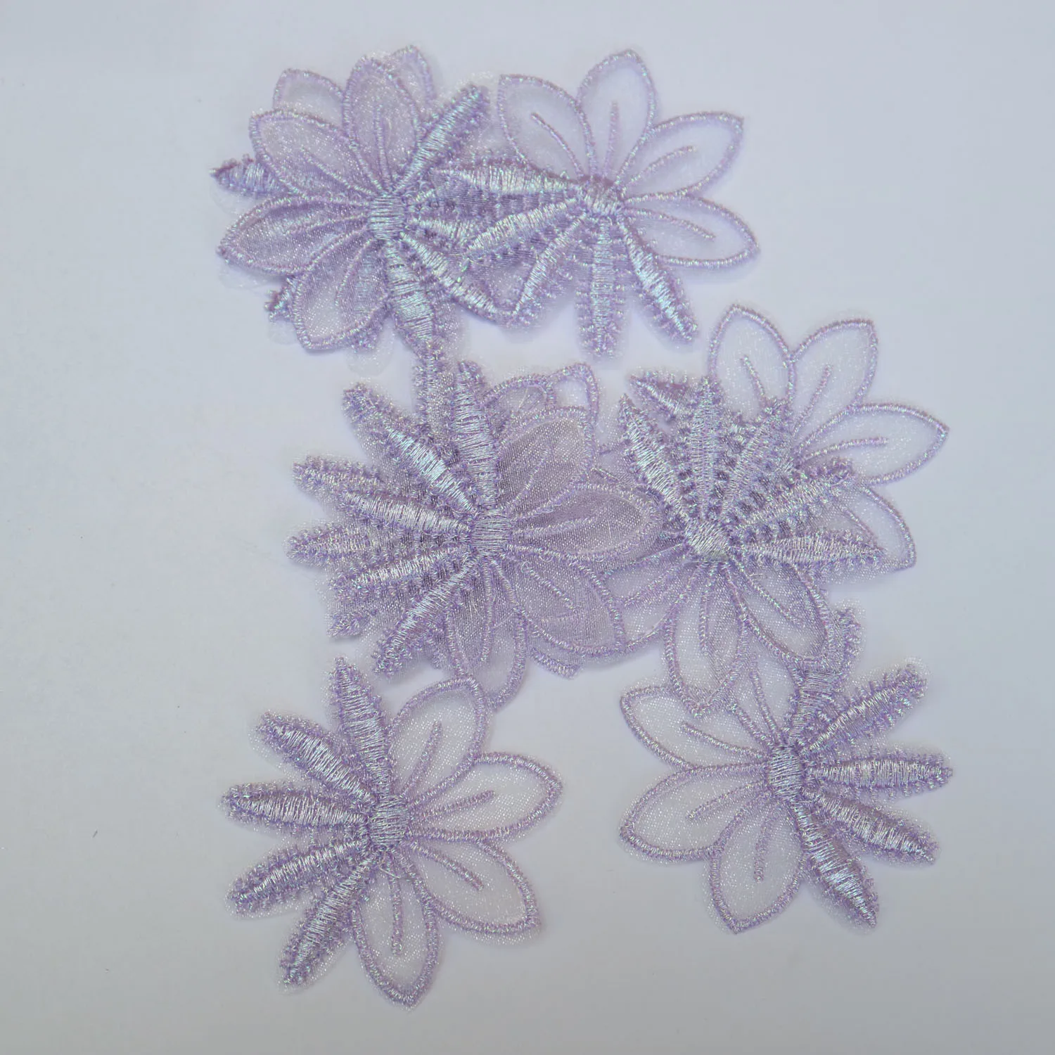 10pcs DIY fashion embroidered flower Patches for clothes Embroidery floral applique patches for bags decorative parches applique