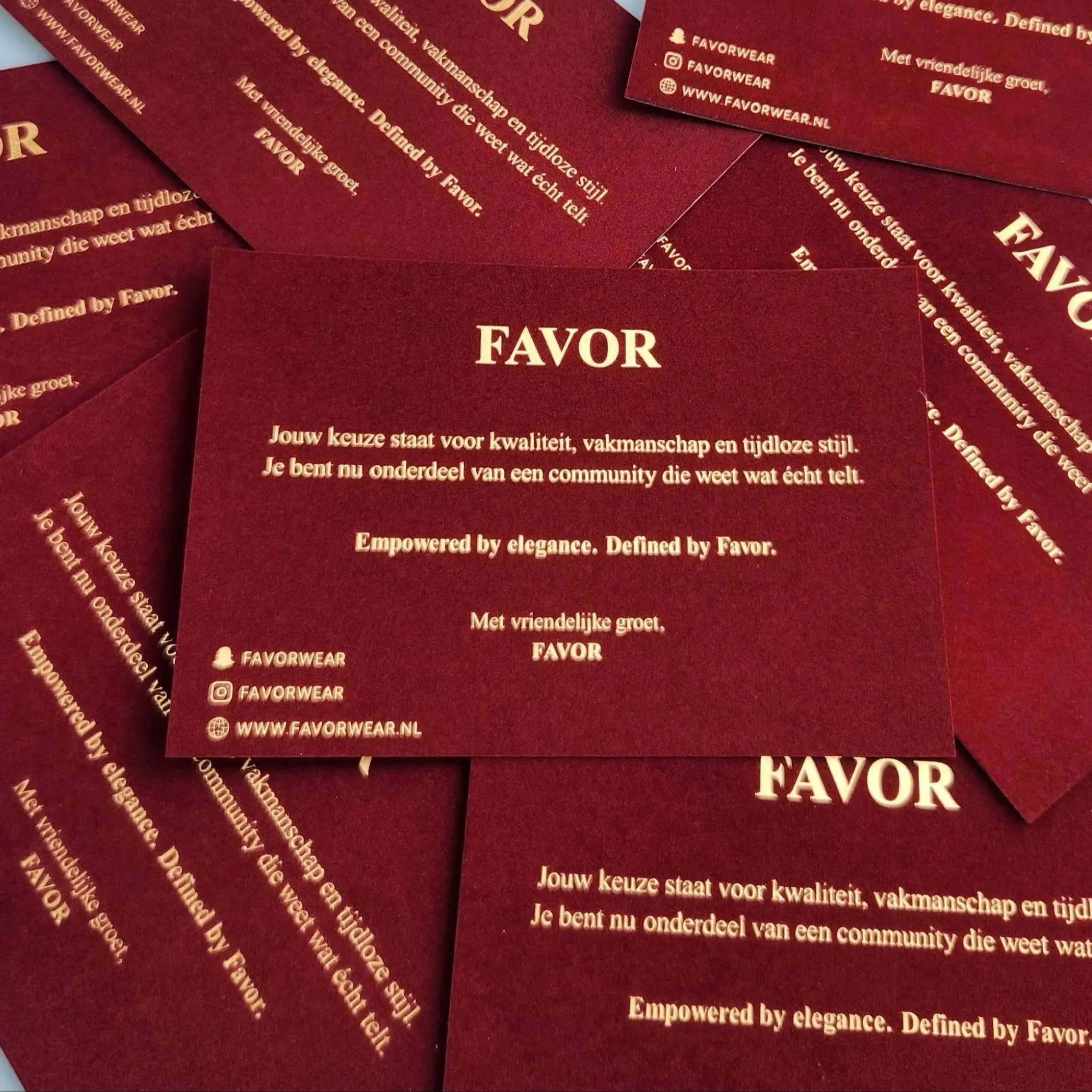 Custom Red Velvet Wedding Invitations | Gold Foil Print | Self-Adhesive Velvet Envelopes & Thank You Cards - Detail 1