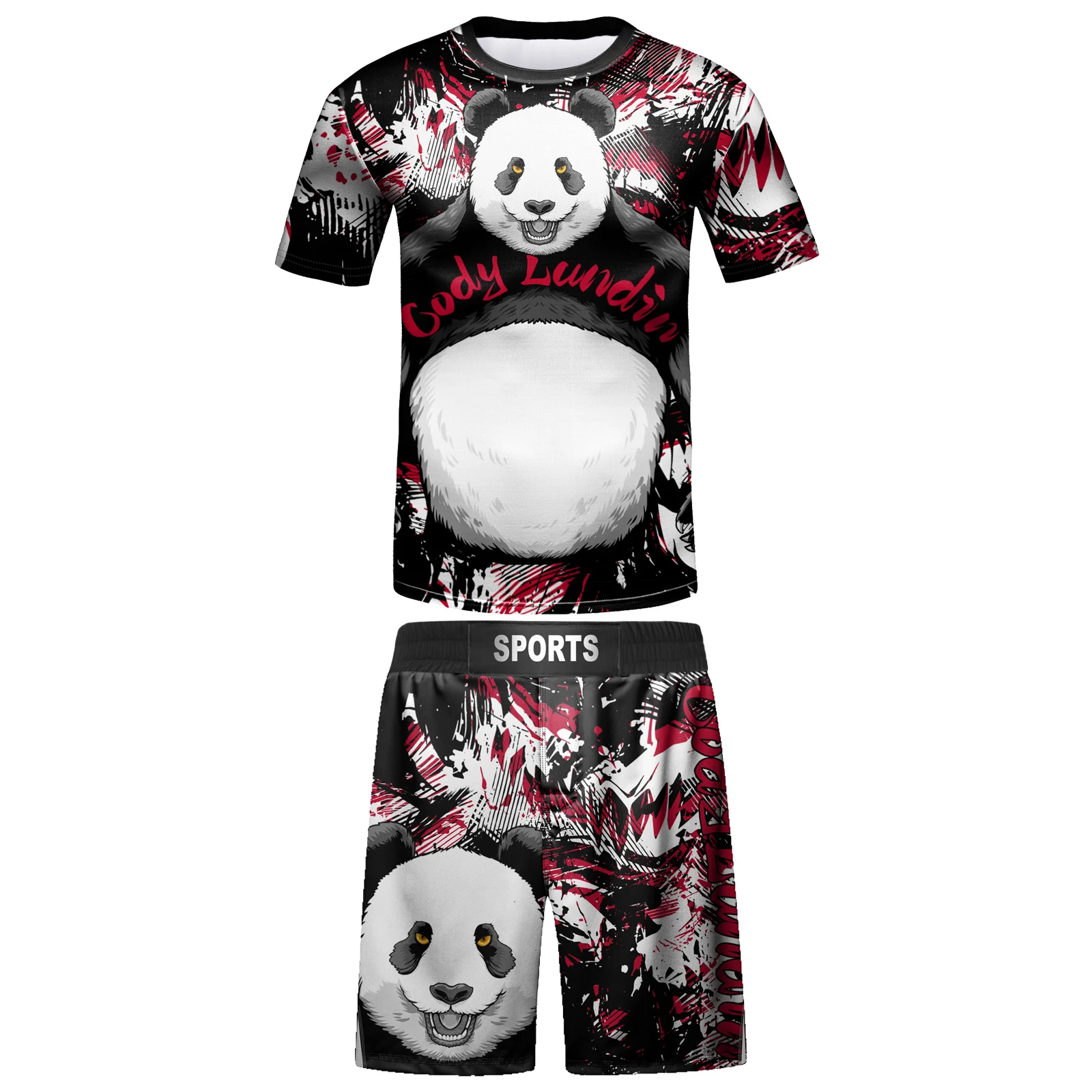 7-12 Years Old Children's Riding Boxing Taekwondo Tops+Pants Sportwear Cody lundin MMA Jiu Jitsu Muay Thai Rashguard Sets