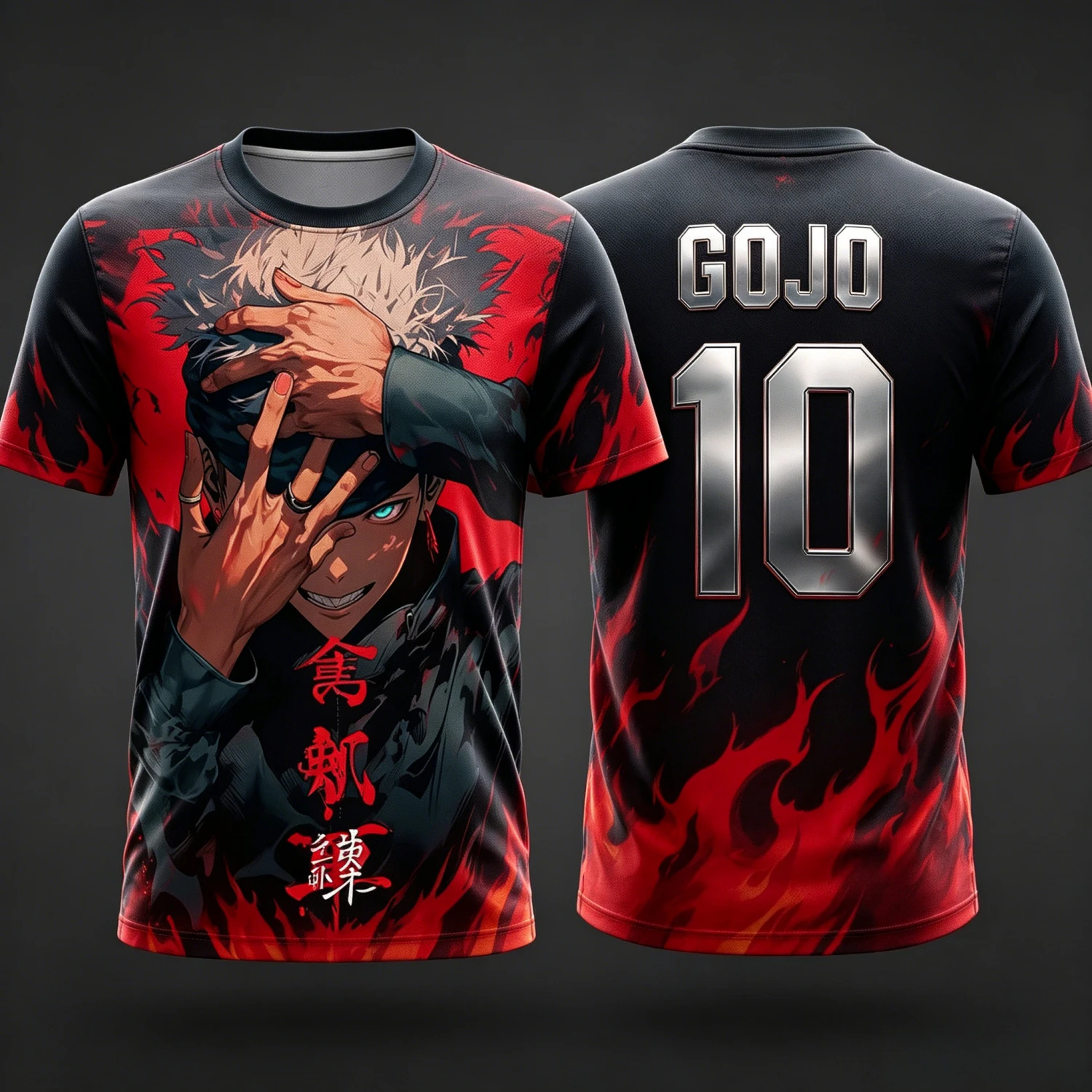 2026 Summer Jujutsu Kaisen Retro Cosplay T-shirt Men's 3D Printed Jiu Jitsu Short-sleeved Family Unisex Children's Sports Shirt