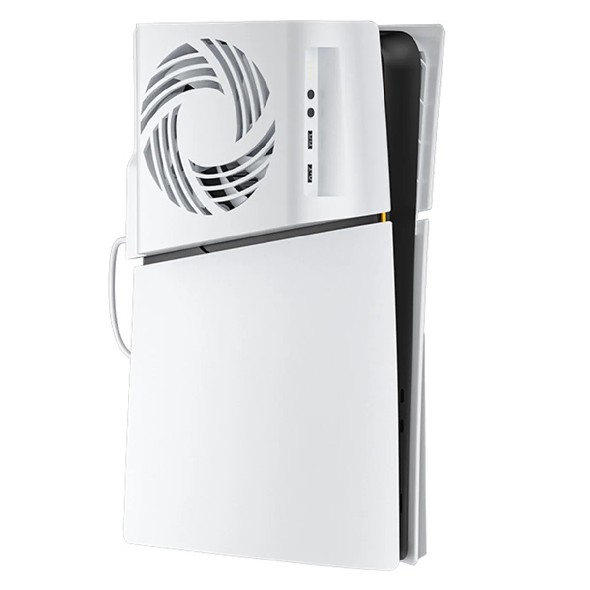 LED 라이트 포트가 있는 측면 장착 냉각 선풍기, 게임 콘솔 냉각 선풍기, SLIM 게임 콘솔 액세서리