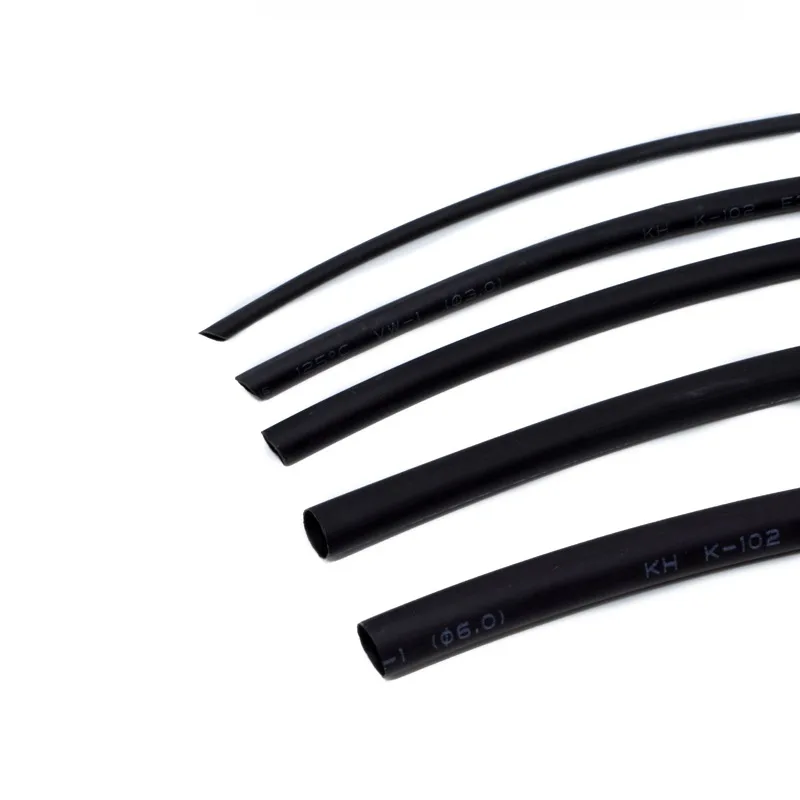 1 Meter-Heat Shrink Tubing Insulation Sleeve Diameter 1/2/3/4/5/6/7/8/10/12/22MM Wire Data Line Repair