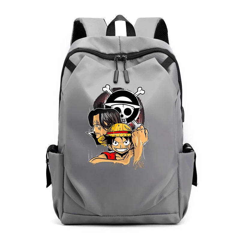 Mochila de negocios de una pieza para hombre, bolsa de hombro con figuras de Anime, bolsas multifuncionales para ordenador, viaje al aire libre, mochila para estudiantes, regalo