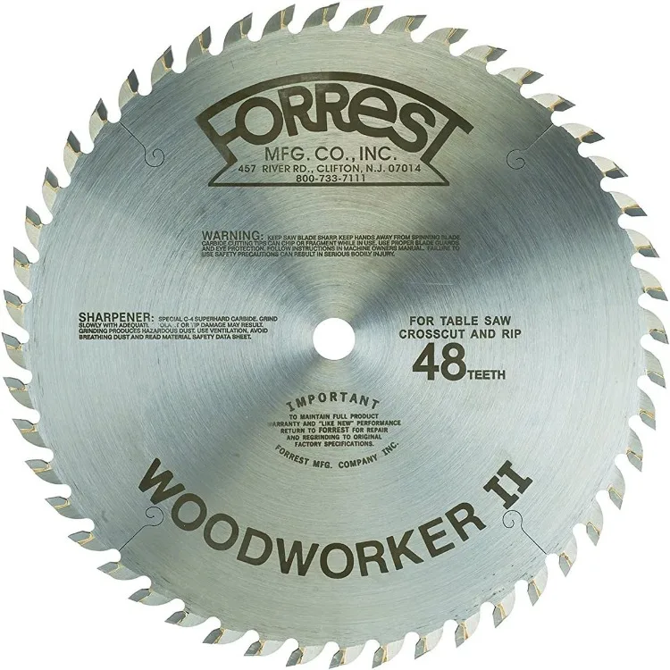 WW10407125 Woodworker II 10-Inch 40 Tooth ATB .125 Kerf Saw Blade with 5/8-Inch Arbor