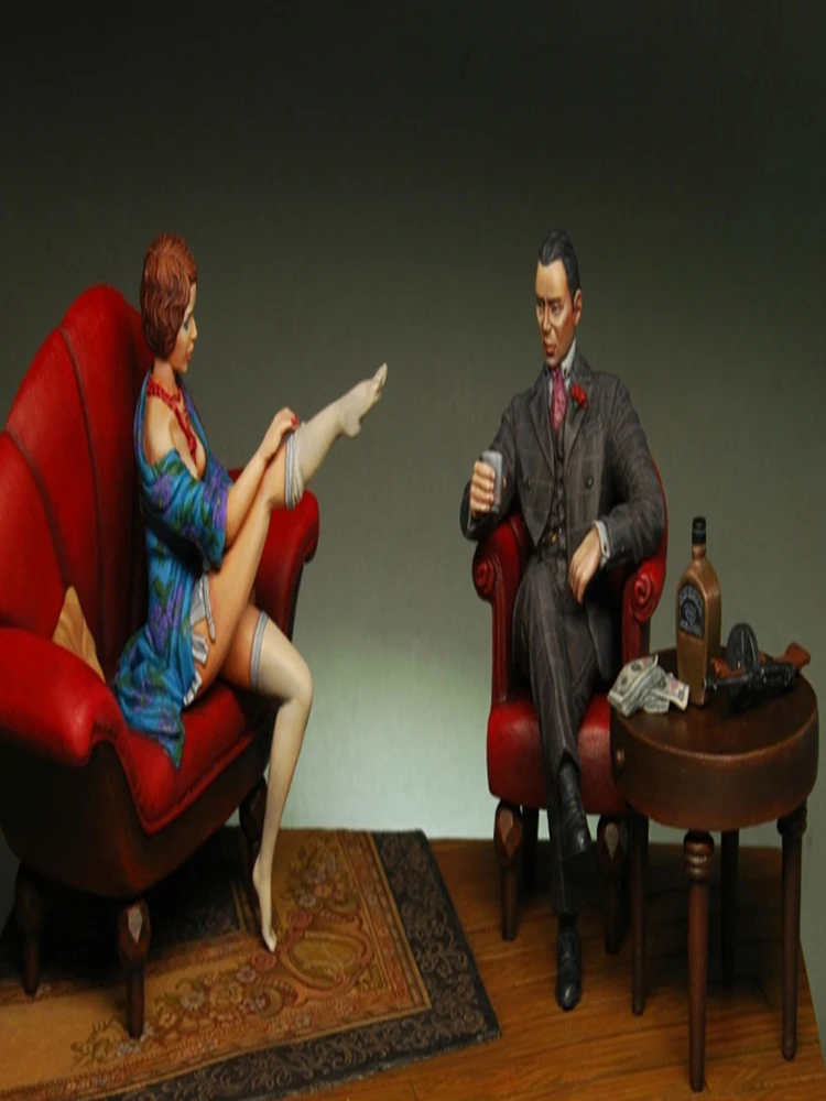1/24 ANCIENT Boardwalk Empire Harzfigur Modellbausätze Miniatur gk Demontage unbemalt