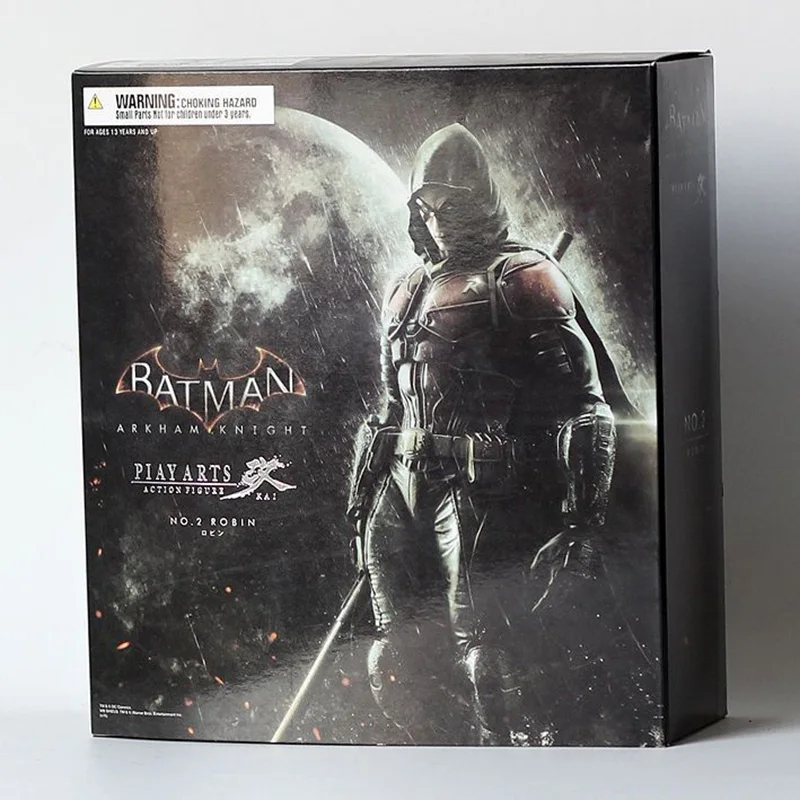 Play Arts Arkham Knight Nr.2 Batman Robin Actionfigur PVC Sammlerstück Batman Auf Lager Modell Spielzeug Geburtstagsgeschenke 26CM – Detail 13
