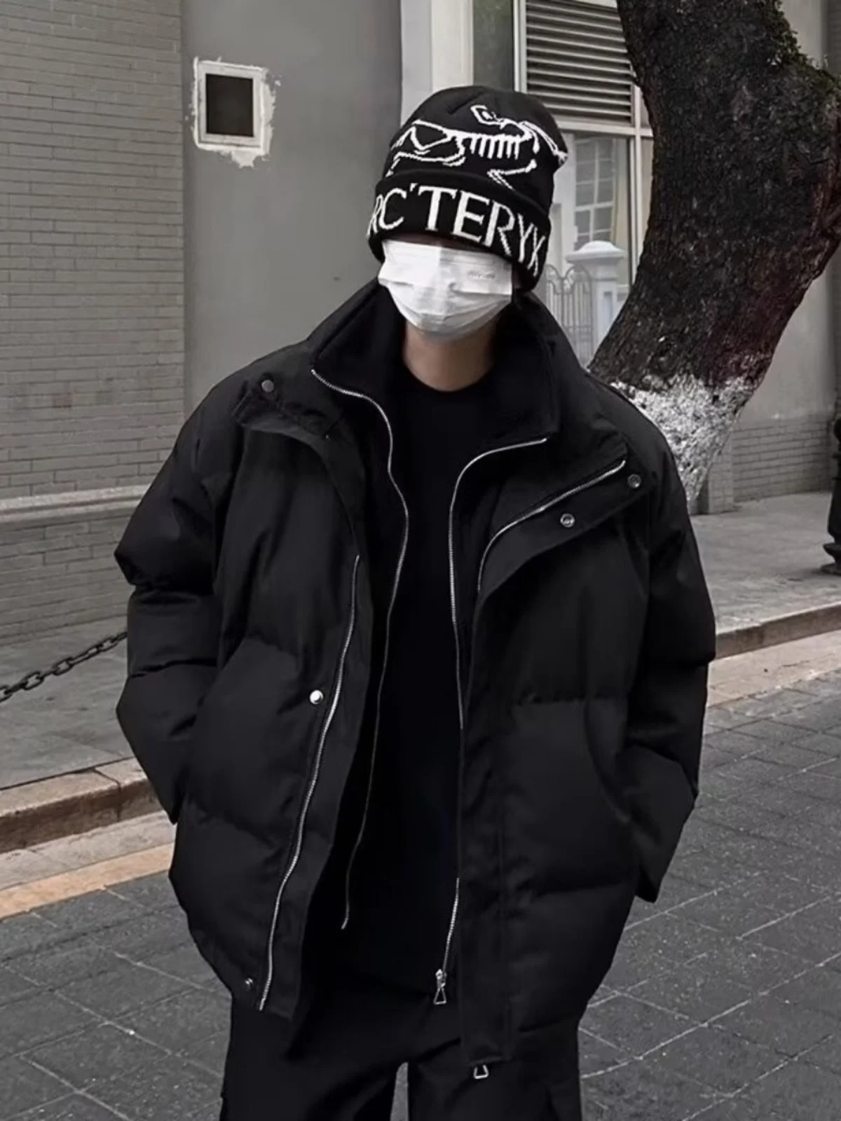 

Мужская зимняя утепленная хлопковая куртка в американском стиле, уличная одежда Cleanfit, теплая куртка-пуховик с воротником-стойкой, молодежная мода