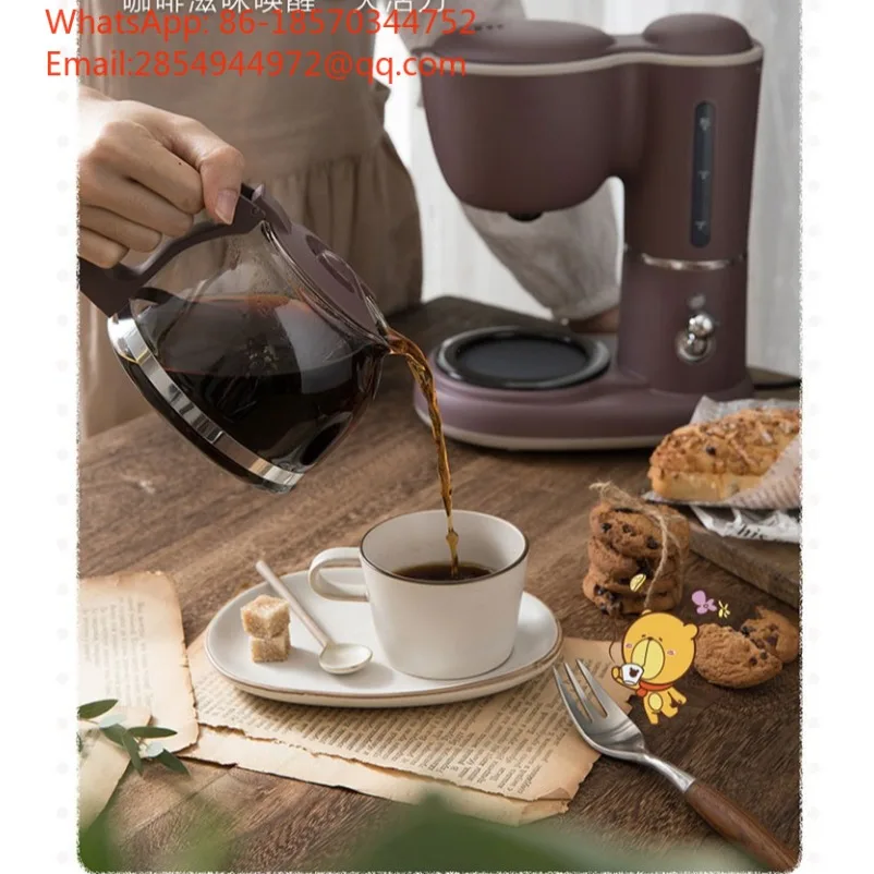 2026      KFJ-A06Q1 Coffee Machine Drip Filter Household Small Multifunctional Mini Glass Tea Pot