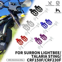Reposapiés CNC para Motocicletas Surron, Accesorios para Motocicletas, Reposapiés para Talaria Sting, Sur Ron Lightbee, CRF 150F, 230F, Bicicleta Eléctrica