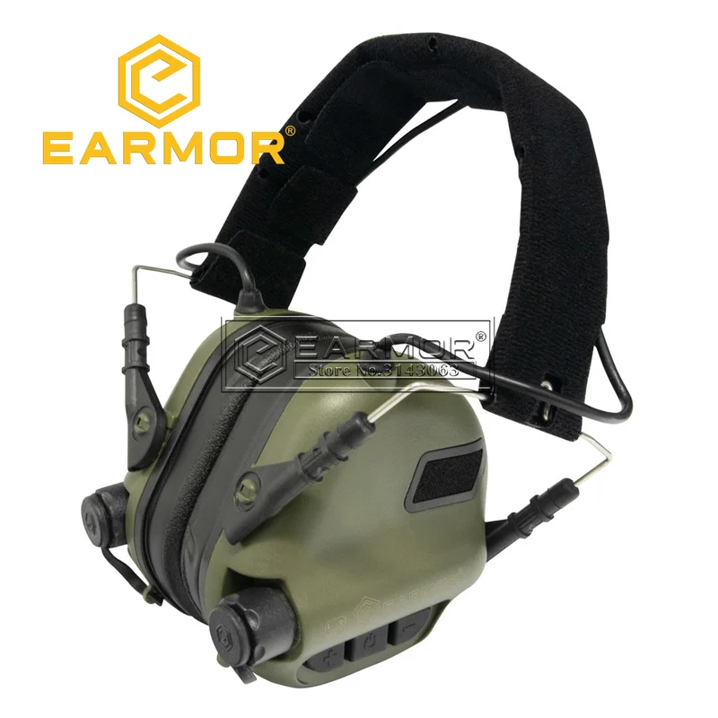 EARMOR Headset M31 MOD4 Upgrade Version Best Noise-resistant Shooting Headphone for Airsoft Shooting Aviation