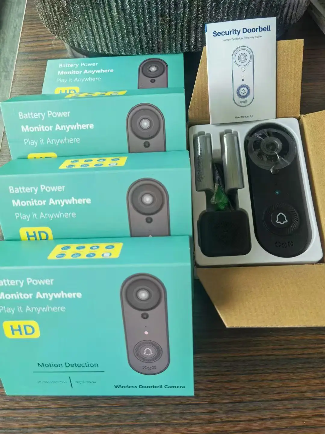 iCam365 APP 2MP 1080P Wireless WIFI Doorbell Video Door Phone Visual Door Camera Peephole Viewer