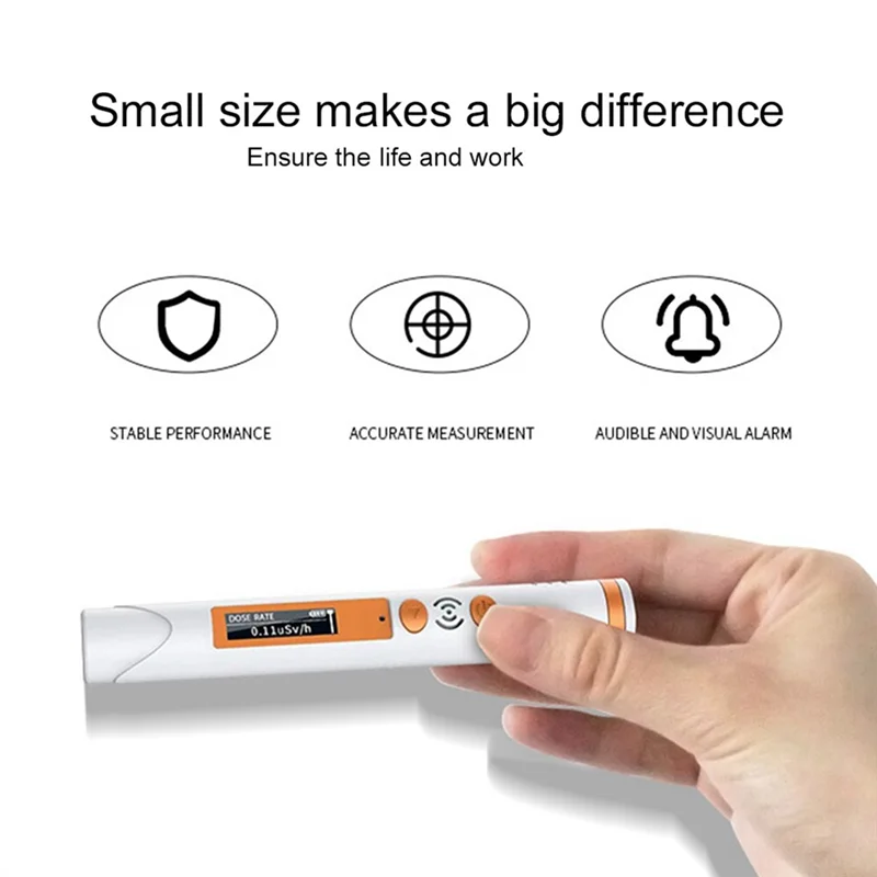 A47Z White Nuclear Radiation Detector XY-Ray Industrial Personal Dose Alarm For Nuclear Pollution