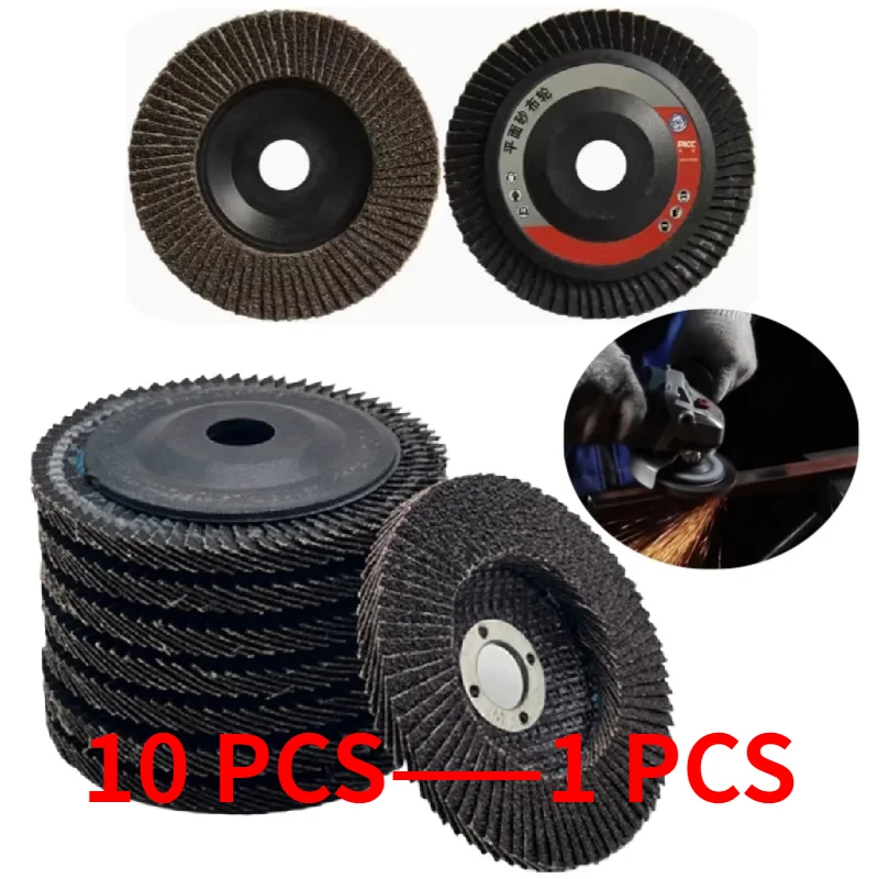 1-10 Pack 100 Mm 80 Grit Haakse Slijper Afwerking Polijsten Slijpschijf Blades Multifunctionele Power Tool Accessoires