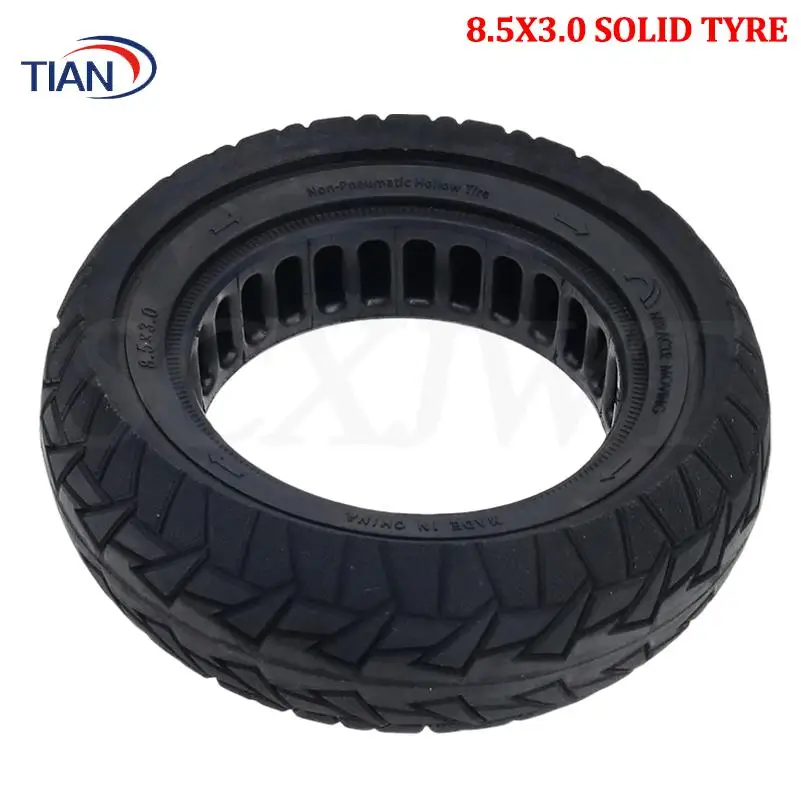 8.5 Inch 8.5x3.0 Solid Off-Road Tire Fit FOR Vsett 8/9, Zero 8/9 Pro, Kugoo Kirin G2 Pro Scooter Wheel