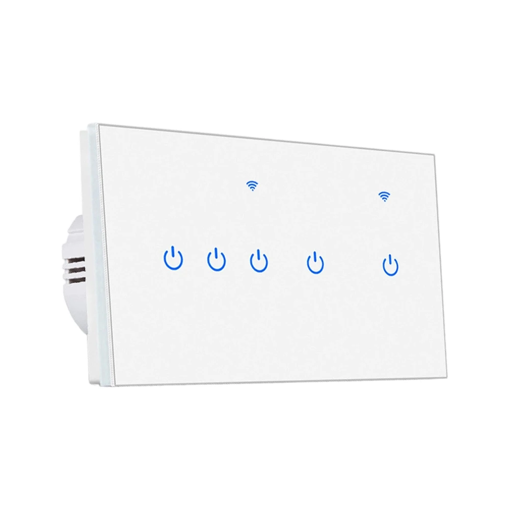Smart WIFI Switch 146 Type with Tempered Glass Panel for For zero Flame Version Designed for Stable App-Based Control