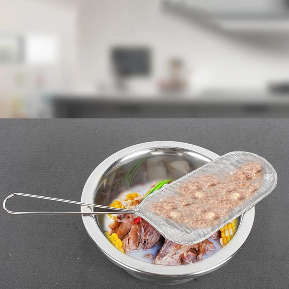 

2pcs Stainless Steel Frying Basket Long Handle Fry Mesh Colander Deep Fryer Net Container For Chips Vegetables Meat Cooking