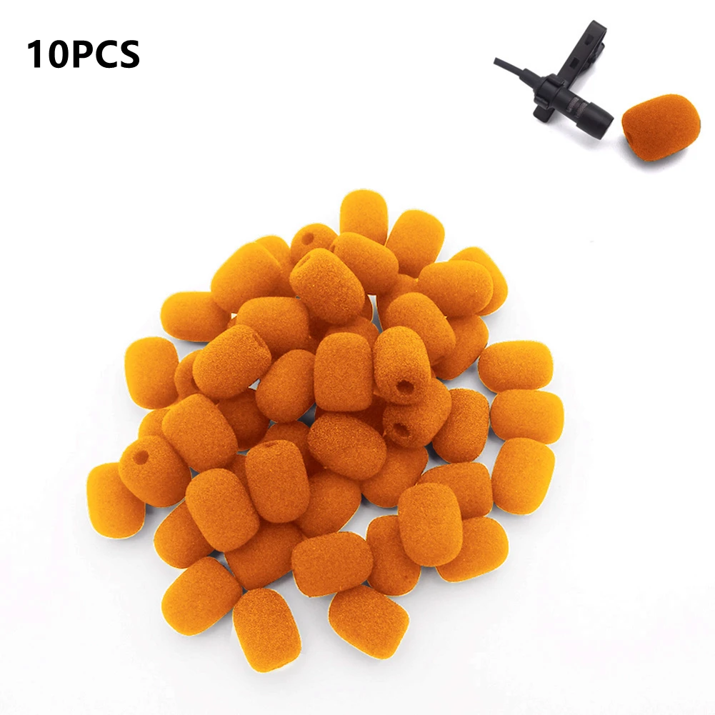 10 stücke 6mm Mini Headset Mikrofon Abdeckung Schwamm Schaum Windschutzscheibe Ersatz Lavalier Schwanenhals Konferenz Mic Abdeckung – Detail 10