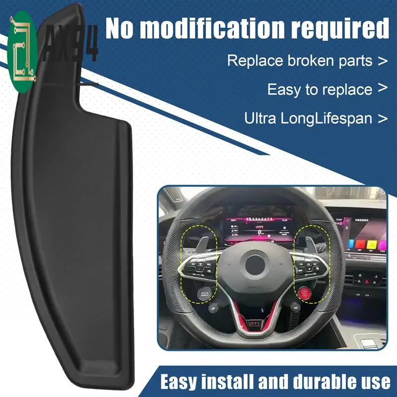 

AX94-Dedicated Steering Wheel Shift Paddle Replacement Cover For Golf 8 MK8 Touareg Passat Sharan 2021-2023