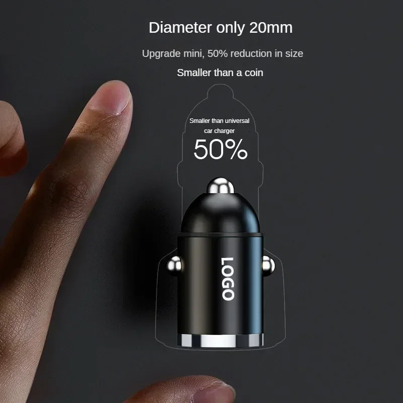 USB Type C Charger 200W/120W QC3.0 PD Mini Car Charger 12-24V Lighter Fast Charging Car for Xiaomi Samsung Huawei IPhone Power