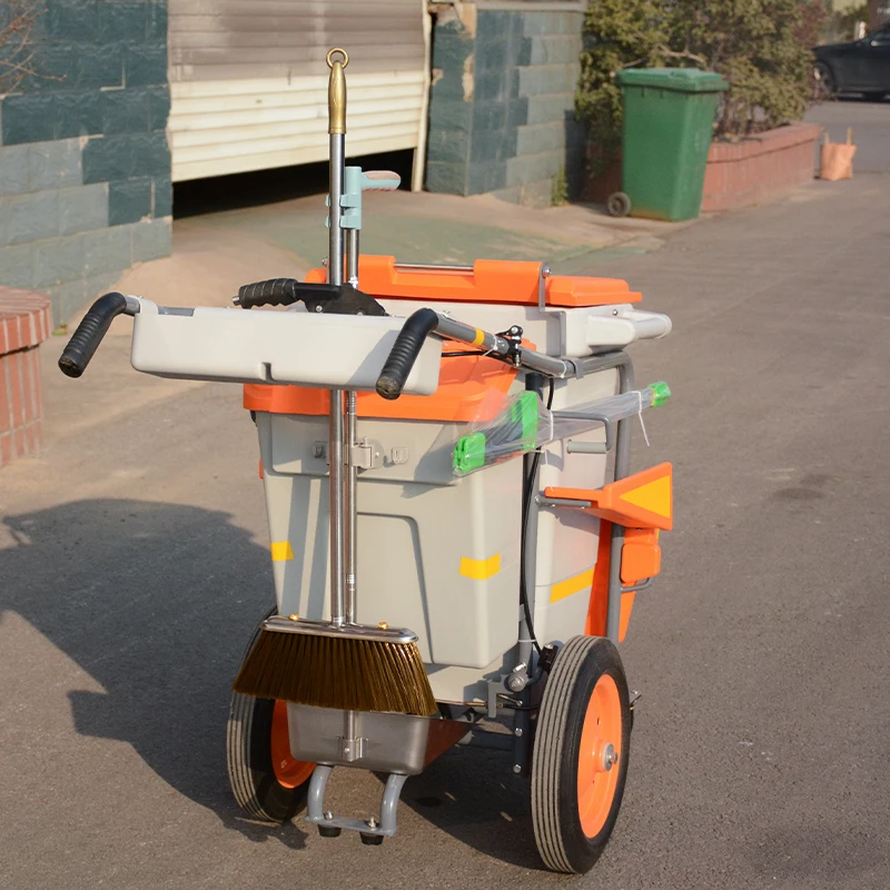 Customized High-end Environmental Street Sanitation Vehicle Floor Cleaning Trolley Cleaning Carts
