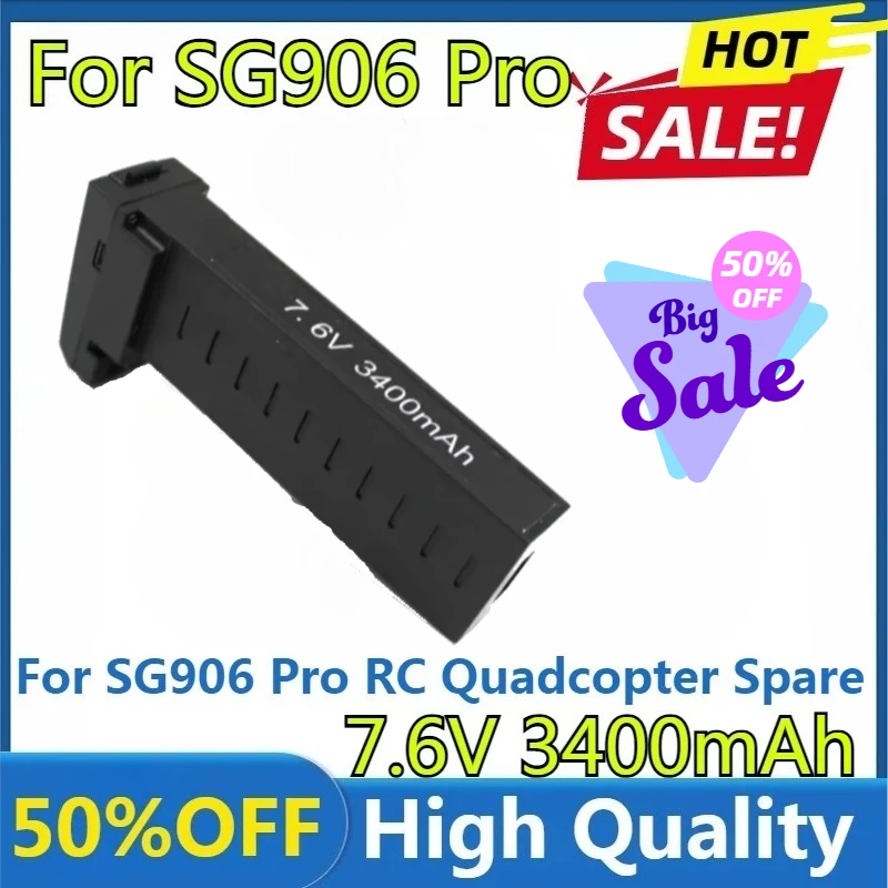 ل SG906 Pro أجهزة الاستقبال عن بعد قطع غيار 7.6 فولت 3400 مللي أمبير بطارية ليبو جديدة عالية الجودة قابلة للاستبدال