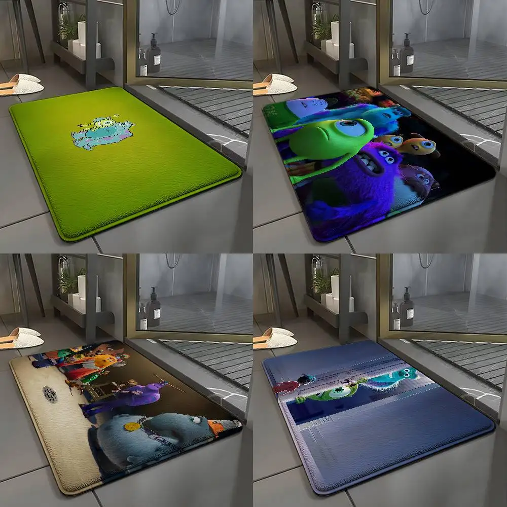 

M-Monsters U-University Floor Mat Art Carpet Rug For Bedroom Living Room Sofa Home Doormat Decor,Large Kid Non-slip Floor Mat