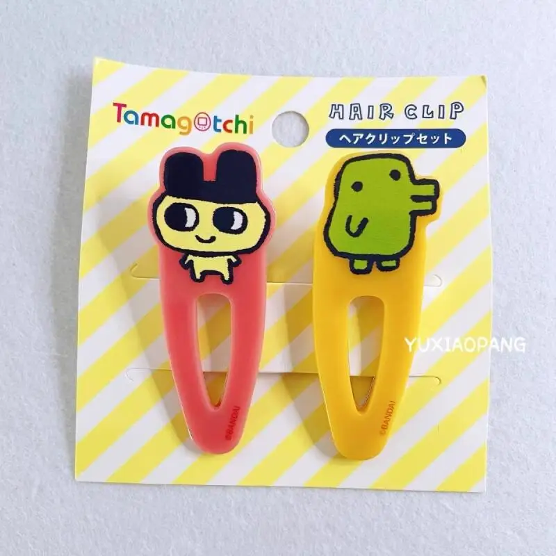 Kawaii 만화 다마고치 머리핀 만화 주변기기 달콤한 사랑스러운 앞머리 사이드 클립 학생 머리 장식 소녀 생일 크리 에이 티브 선물