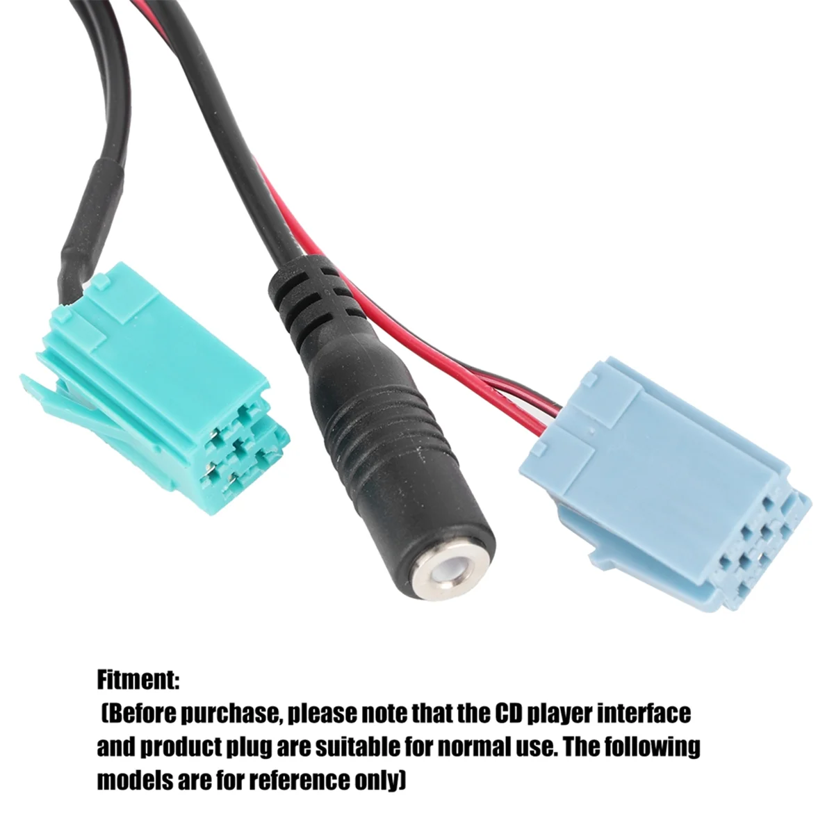 

M86K 6Pin Bluetooth Audio Cable Car Stereo AUX‑in Adapter with Microphone Fit for /Espace/