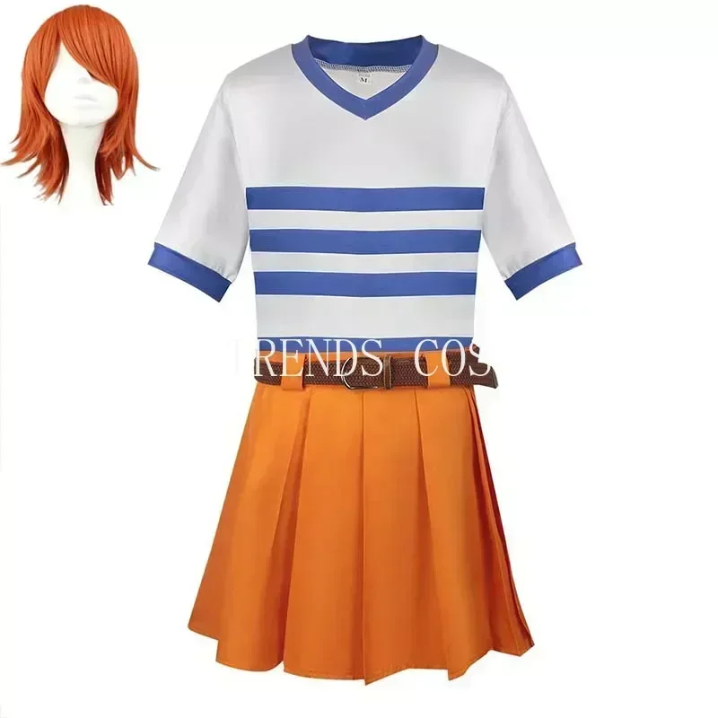 

Live Edition Movie Nami Cosplay Costume Nami Full Set Halloween Carnival Party Costumes Nami Outfits for Comic Con