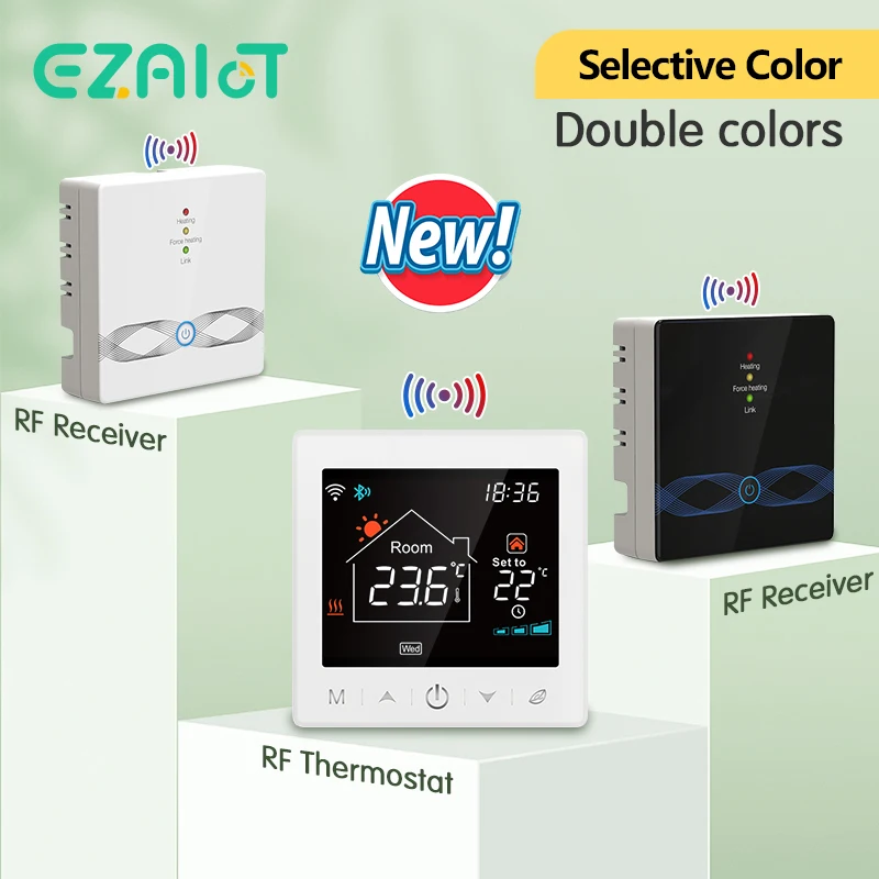 EZAIoT Warm Floor Thermostat Wireless WiFi Thermoregulator for Gas Boiler Heating Controller Tuya Smart Alexa Google Home