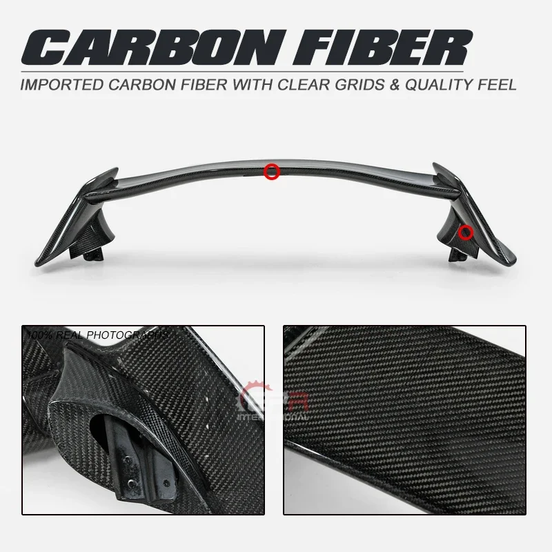 For Civic Type R FK2 2015-2017 OEM Rear Spoiler (5 Door Hatch) Carbon Fiber Wing