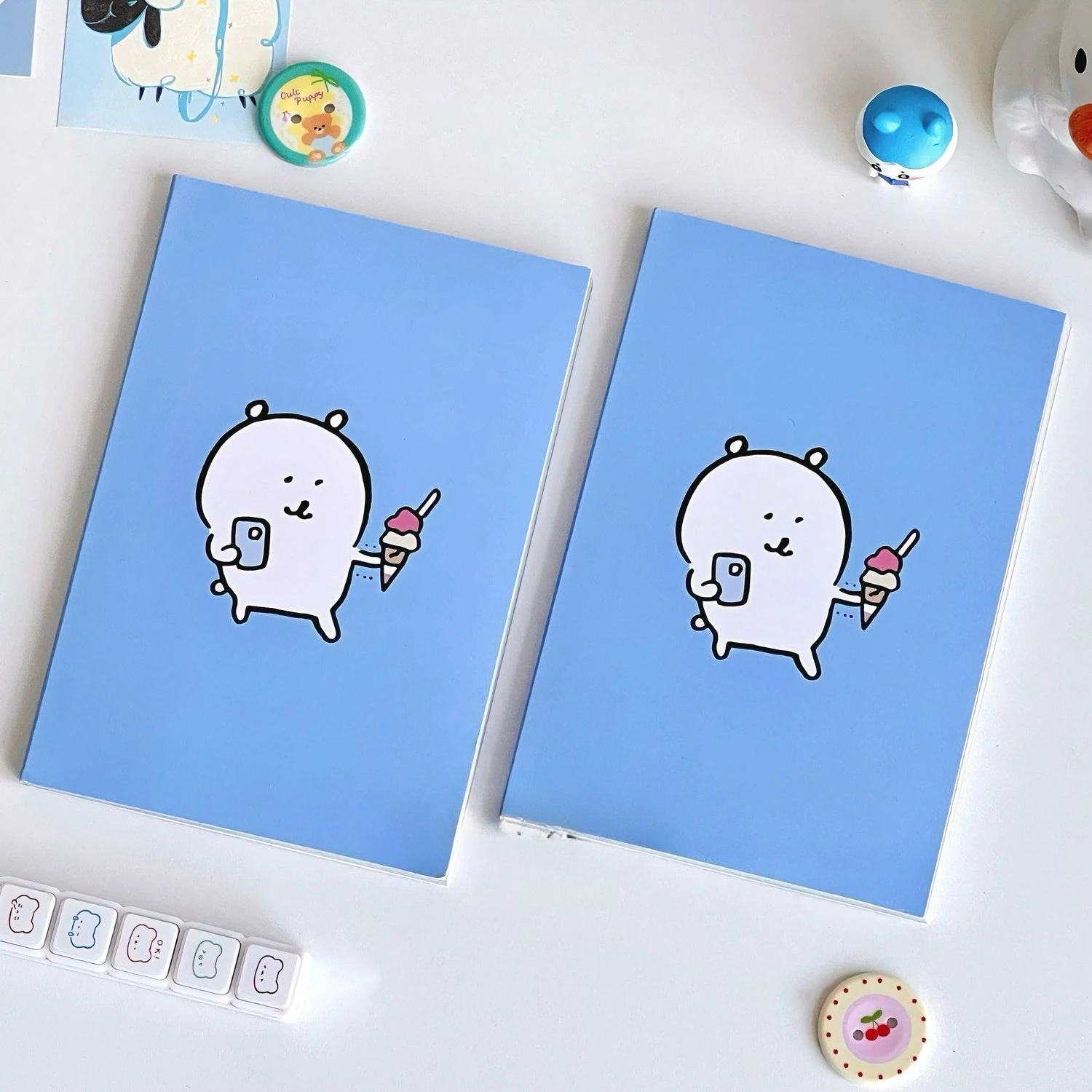 

New Joke Bear Sticker Book Cartoon and Cute Stickers for DIY Decoration of Student Notebooks Extremely Adorable
