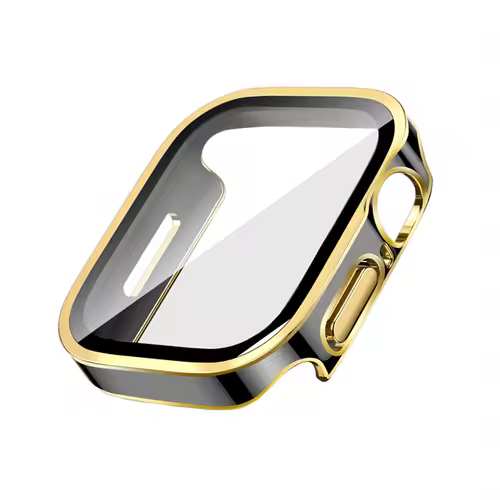 Glass+Case For Apple Watch 42 46mm 45mm 41 49 44mm 40 mm straight edge Screen Protector Cover Case iWatch SE 6 7 8 9 10 11 Ultra - Image 32