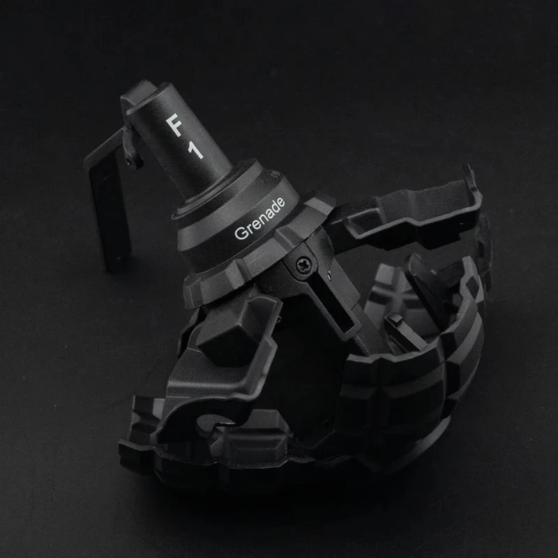 قنابل يدوية تكتيكية مقلدة Airsoft M67 قنبلة يدوية بلاستيكية حلقة سحب ألعاب 2 قطعة لعبة معركة لعب الأدوار نموذج الدعامة