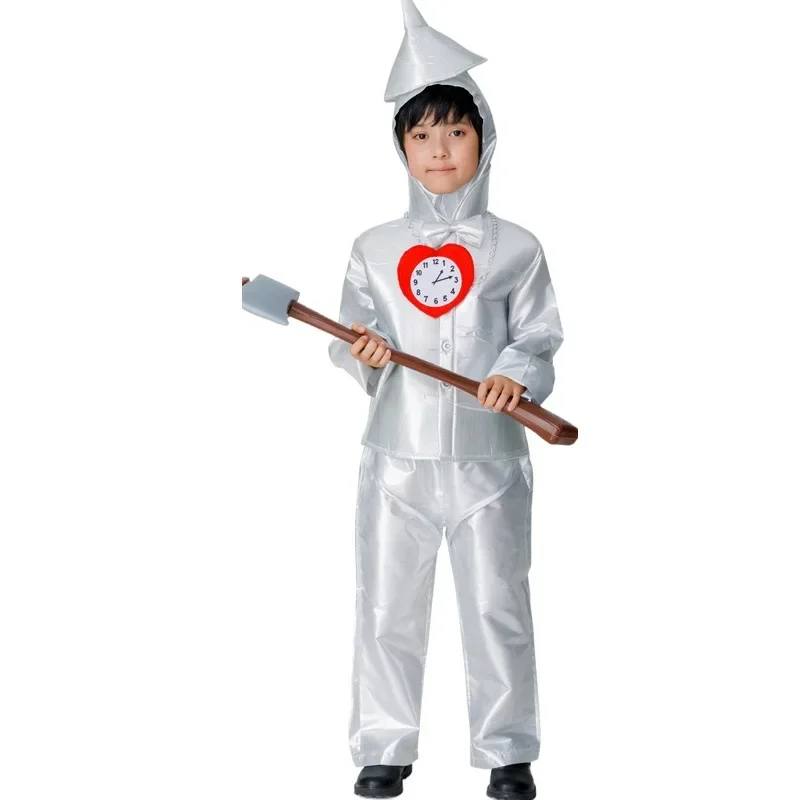 Halloween New Play Cosplay Tin Man Costume Adult Men Iron Man Costume Performance Stage Costume Cosplay Costumes