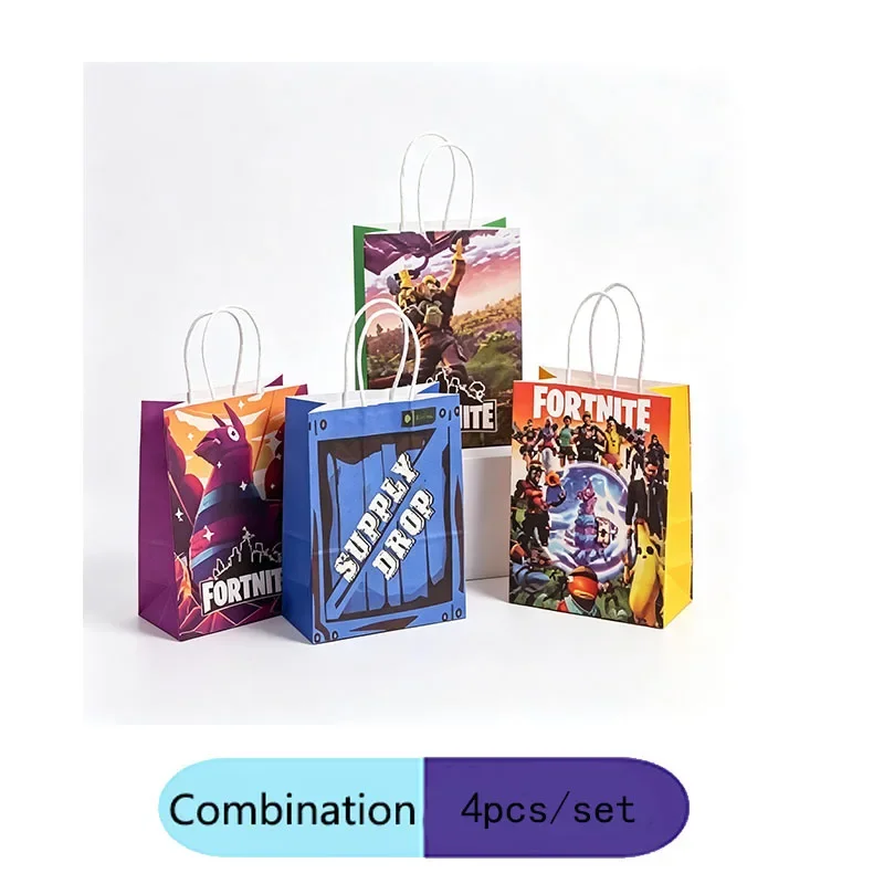 Fortnite Einweg-Partydekorationsset: Teller, Becher, Strohhalme, Kombination für Feier-Tischdekoration, Spielthemen-Geburtstags-Tischzubehör – Detail 37