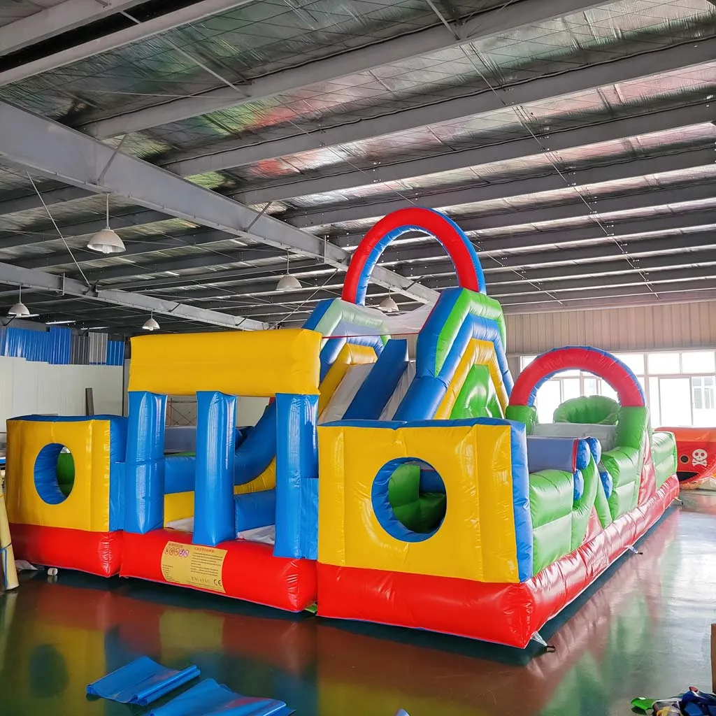 

Commercial PVC Inflatable Bouncer Obstacle Course Jumping Castle Large Outdoor Sports Slide Playground Equipment for Rental Even