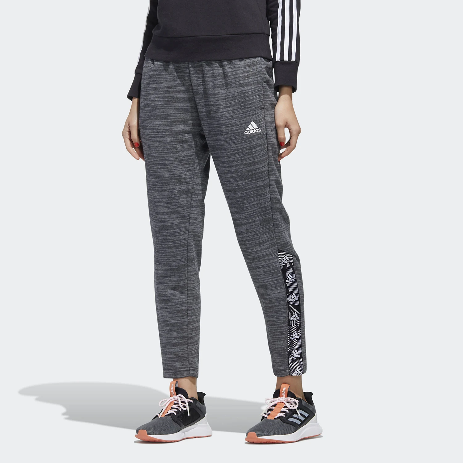 

Женские удобные трикотажные дышащие повседневные спортивные брюки Adidas Authentic GE1132