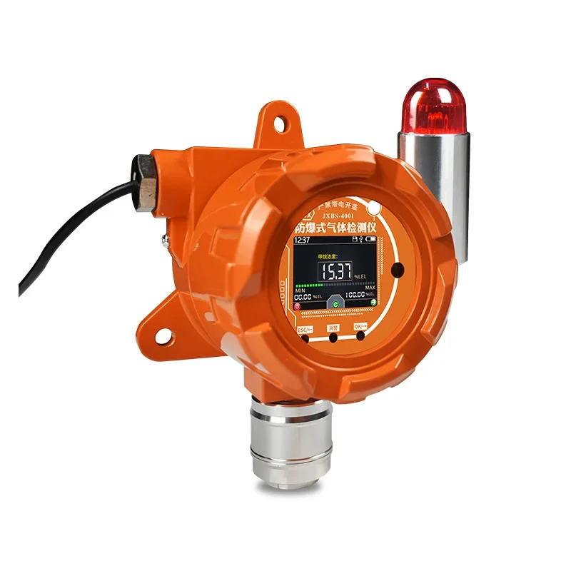 Methane Detection Sensor Explosion-proof CH4 Gas Sensor Alarm RS485 Fixed Methane Sensor