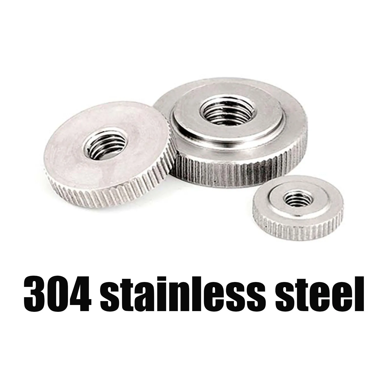 2/5/10pcs M2 M2.5 M3 M4 M5 M6 M8 M10 304 Stainless Carbon Steel Zinc Nickel Plated Adjust Leveling Knurled Toolless Thumb Nut