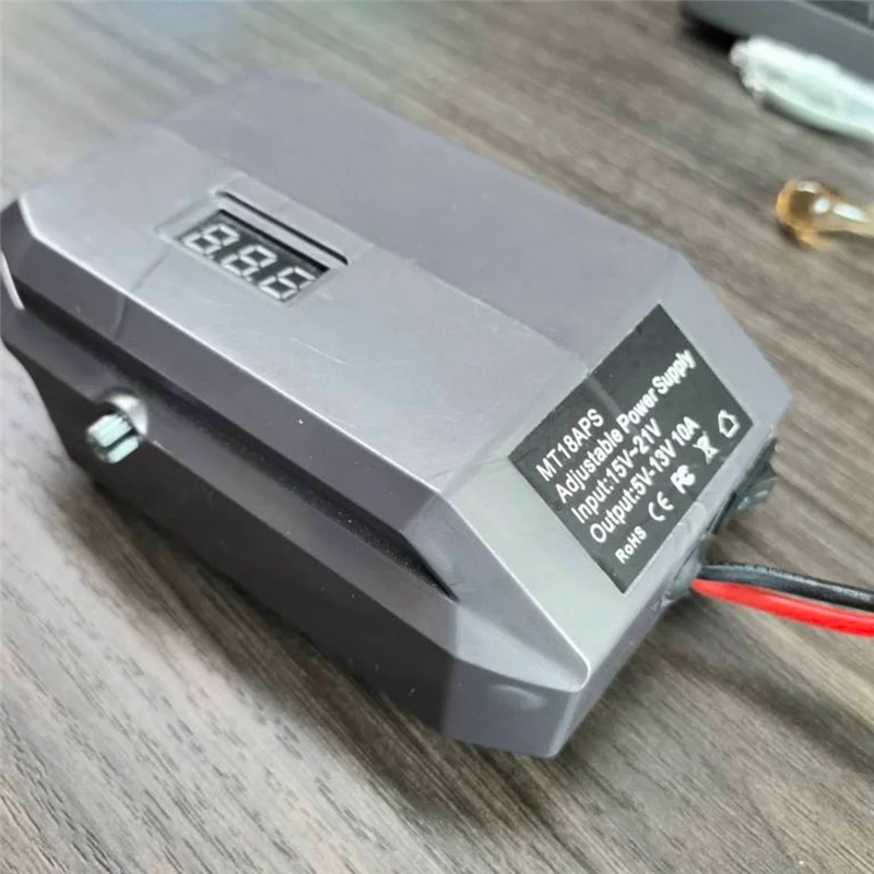 ABKJ-DC 18V To 12V Step Down Converter For  18V Battery, Power Wheels Battery Adapter, Cigarette Lighter Buck Adapter