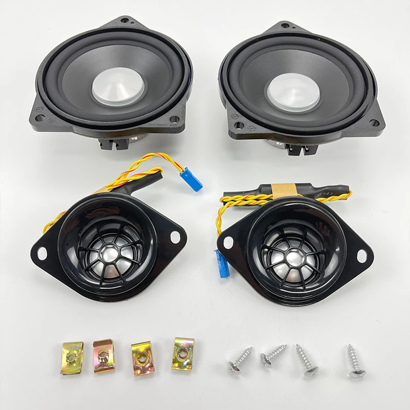 10 Pcs For Car BMW F10 F11 5 Series Front Door Harman Hi-Fi Sound Audio Head Treble Horn Tweeter Speskers Cover Accessories