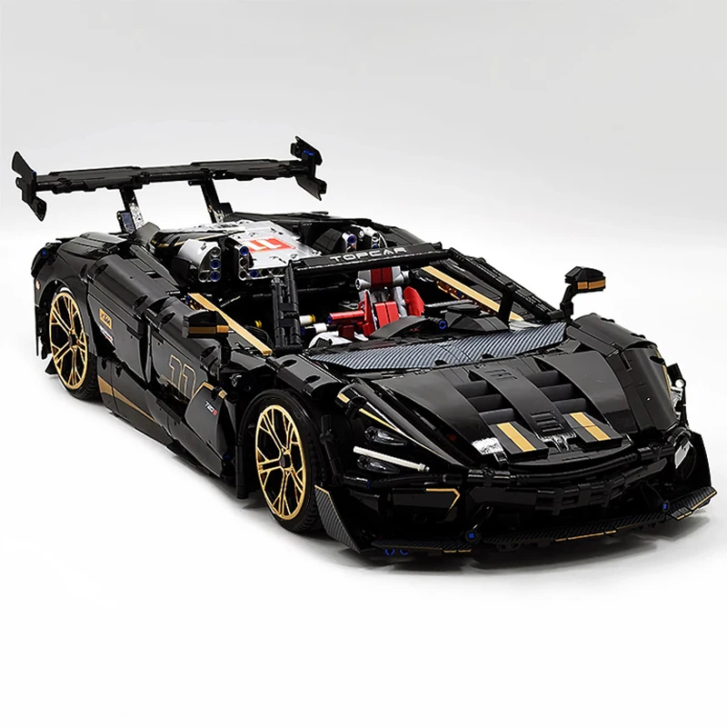 New GULY 10625 MOC 1:8 Technical RC Power Sports Car Hypercar Model Building Blocks Bricks Puzzle Toys Christmas Gift For Kids