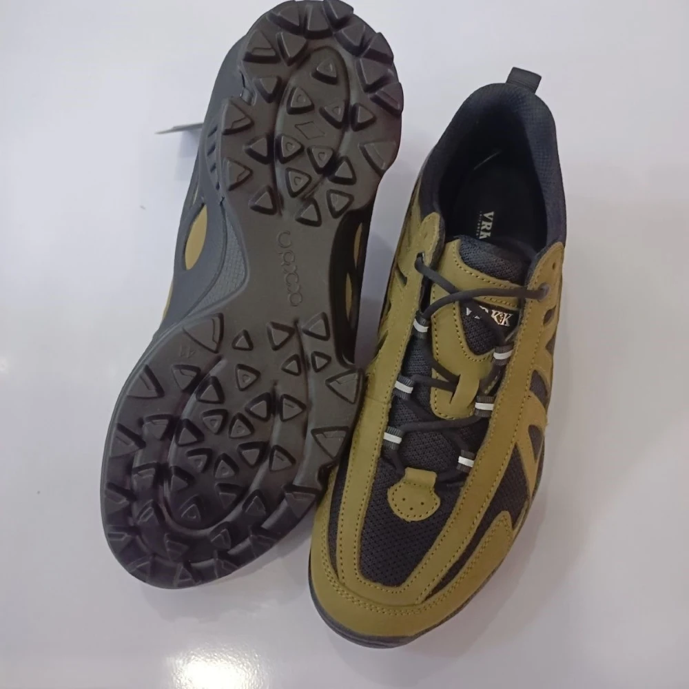 Luxury Original Hiking Shoes Men Breathable Athletic Mesh Leather Patchwork Sneaker Outdoor Climbing Running Walking Fashion 45