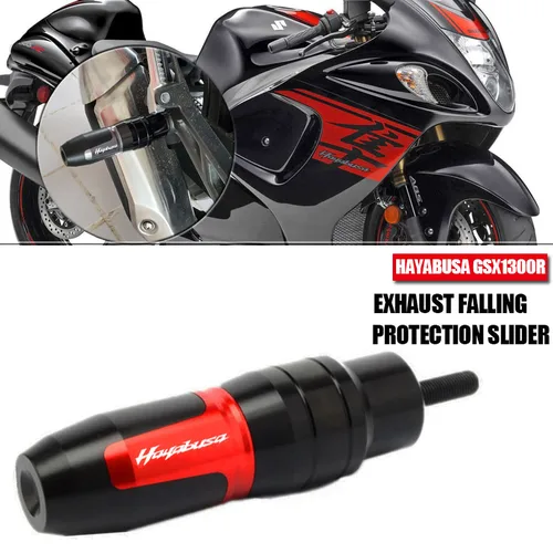 Para SUZUKI HAYABUSA GSX1300R GSX 1300R 1999-2022 2021 2020 accesorios de motocicleta protección contra caídas de escape almohadilla deslizante