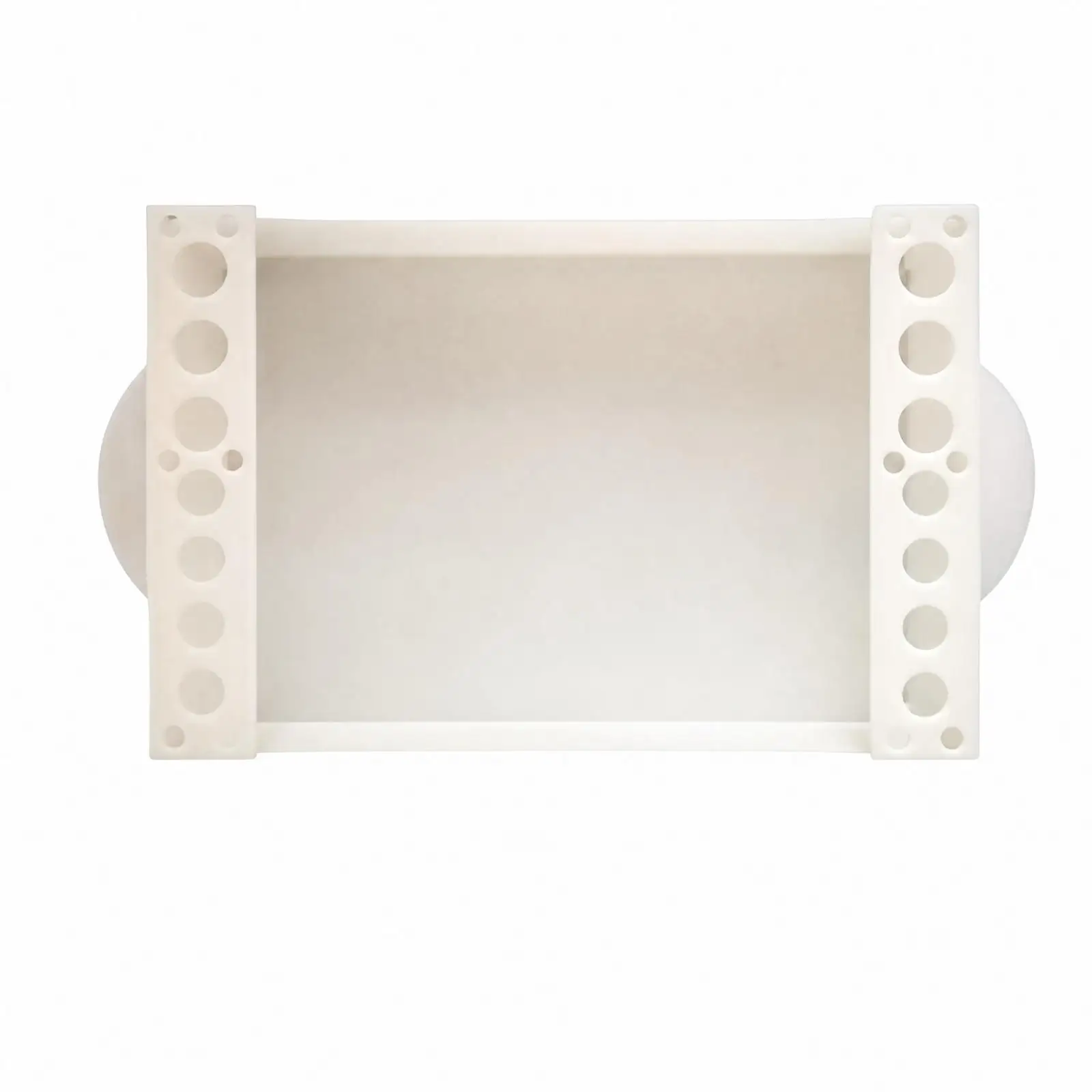 Reagent Tray with Handles Easy-to-Carry Open-Lab Apparatus Tray with Bottle Openings Lightweight for Educational Purposes