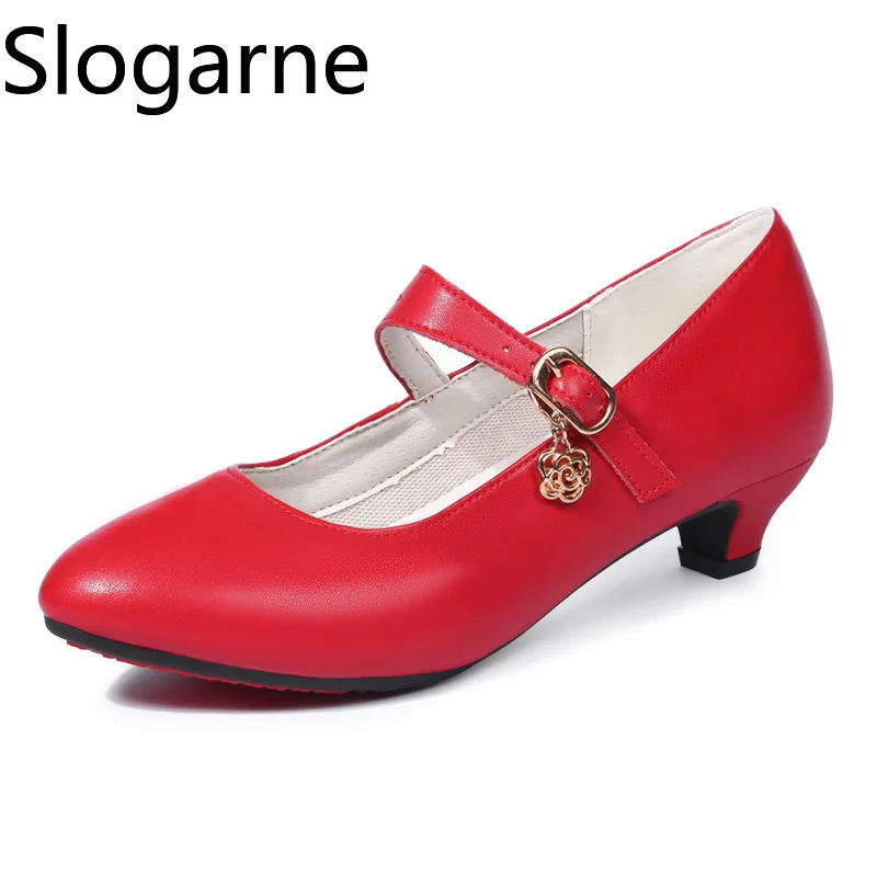 Stage Show Footwear Women Leather Latin Dance Shoes Ladies High Quality Modern Latin Jazz Dance Shoes High Heels Fashion Pumps