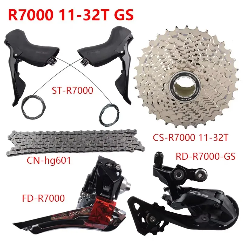 t*g様 Shimano 105 11速 グループセットR7000 油圧ディスク New Shimano 105 R7000 2x11 Road Bike Groupset 2x11 Speed R8000
