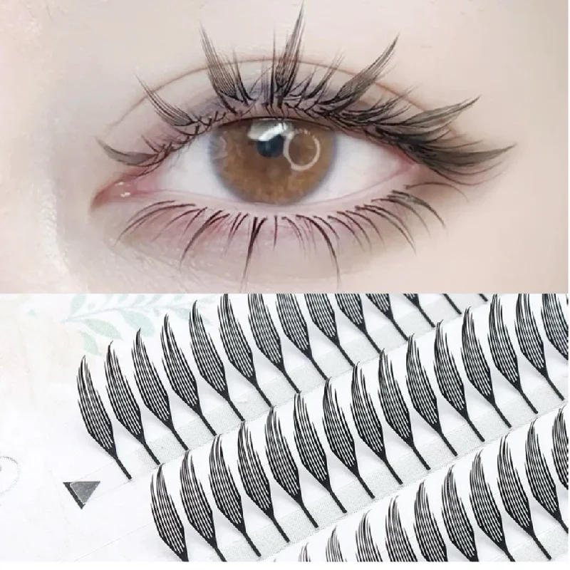Falsche Wimpern Manga Federwimpern Cosplay Wimpernbüschel Make-up-Tools