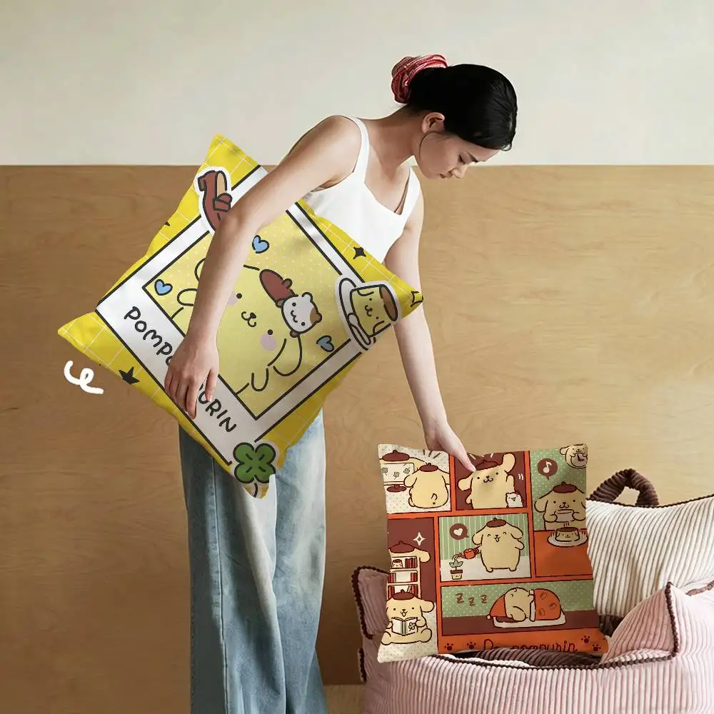 Anime P-Pompompurines Cute pillow cover sofa cushion cover home room decoration children gift